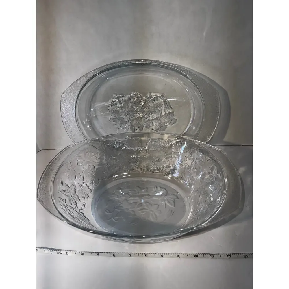 Princess House Fantasia oval 3 quart casserole dish with lid Miracle Dish